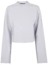 Sofie D Hoore Boxy Wool Sweater Clothing In Gray