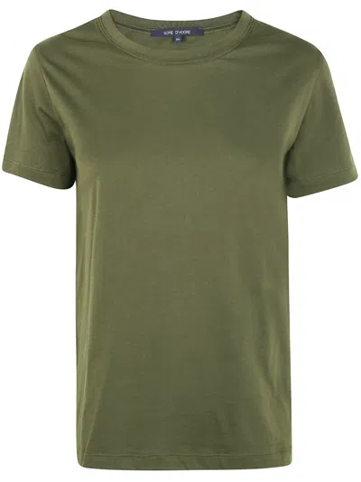 Sofie D Hoore C-neck Short Sleeve Clothing In Green