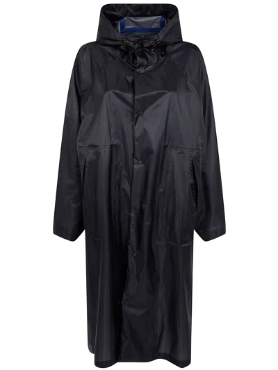 Sofie D Hoore "cap" Long Parka With Hood In Black