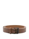 Sofie D Hoore Classic Belt Accessories In Brown