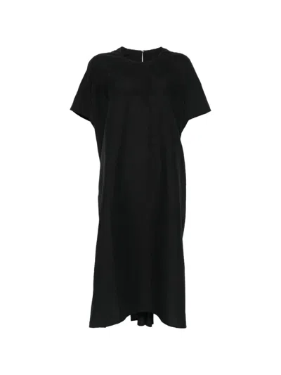 Sofie D Hoore Daiki Oversized Short Sleeve Dress In Black
