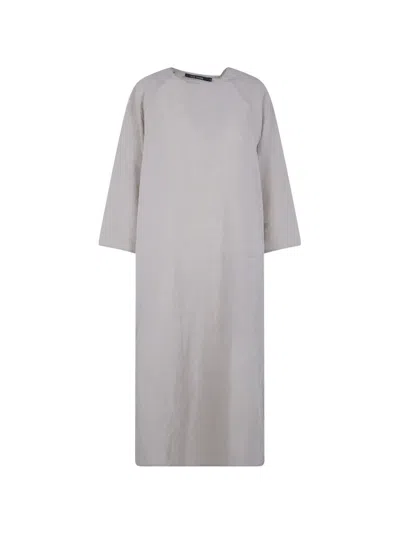 Sofie D Hoore 'diya' Relaxed Raglan Sleeve Dress W Patch Pocket In Sand