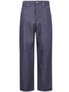 Sofie D Hoore Japanese Style Oversized Jeans Clothing In Blue