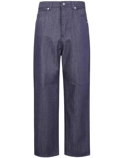 Sofie D Hoore Japanese Style Oversized Jeans Clothing In Blue