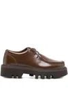 Sofie D Hoore Lace Up Classic Shoes In Brown