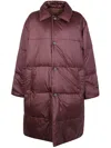 Sofie D Hoore Long Reversible Sport Jacket Clothing In Burgundy