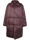 Sofie D Hoore Long Reversible Sport Jacket Clothing In Purple