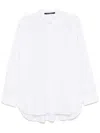Sofie D Hoore Long Sleeve Shirt With Front Buttons In White