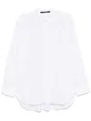 Sofie D Hoore Long Sleeve Shirt With Front Buttons In White