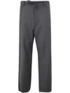 Sofie D Hoore Low Crotch Pants With Zipper And Drawstring Clothing In Grey