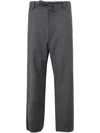 Sofie D Hoore Low Crotch Pants With Zipper And Drawstring Clothing In Grey
