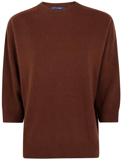 SOFIE D HOORE SOFIE D HOORE ROUND NECK OVERSIZED WOOL SWEATER