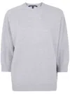 Sofie D Hoore Round Neck Oversized Wool Sweater Clothing In Gray