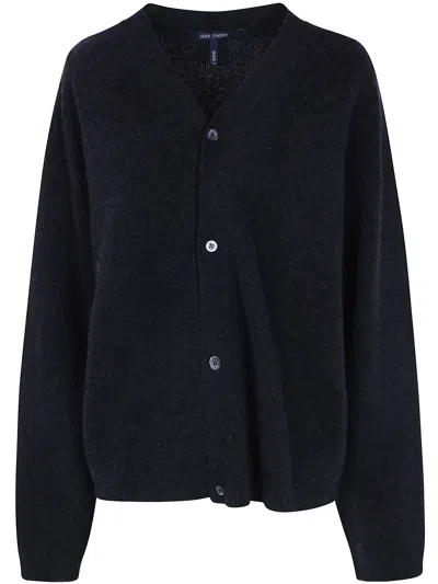 Sofie D Hoore Sweater V-neck Buttons "meroe" In Blue