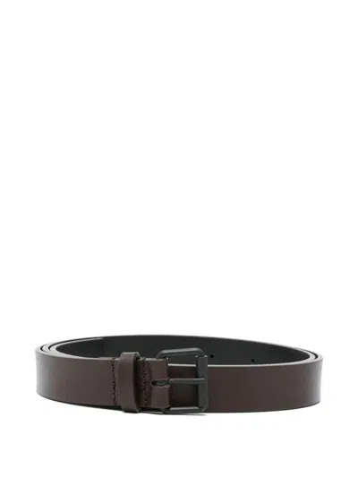 Sofie D Hoore "varnia" Leather Wide Belt Mm 25 In Brown