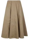 SOFIE D HOORE SOFIE D HOORE WIDE MIDI SKIRT WITH BIG PATCHED POCKETS CLOTHING
