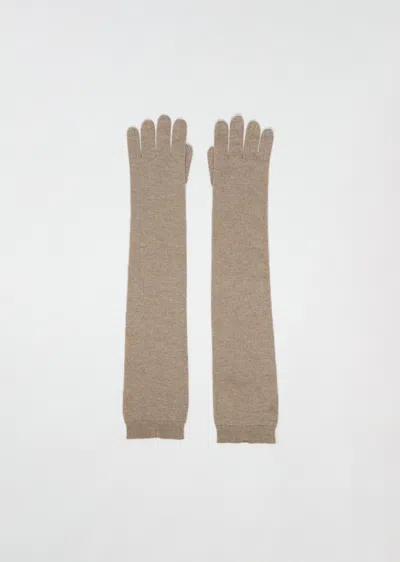 Sofie D'hoore Alta Cashmere Gloves In Sahara Melange