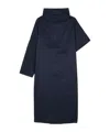 Shop Sofie D'hoore Asymmetric High-neck Midi Dress In Black