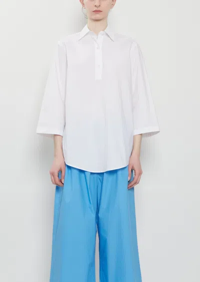 Sofie D'hoore Bait Half Placket Shirt In White