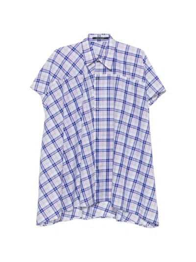 Sofie D'hoore Balder Check-print Shirt In Blue