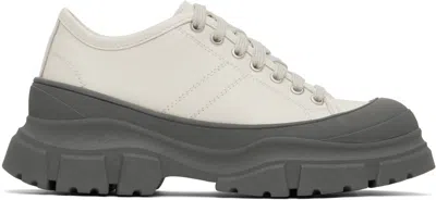 SOFIE D'HOORE BEIGE & GRAY FEAT SNEAKERS