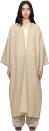 Sofie D'hoore Beige Cabo Coat In Straw