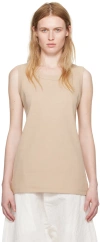 Sofie D'hoore Popeline-top Mit Ballonsaum In Nude