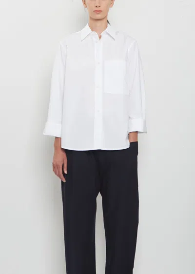 Sofie D'hoore Belone Cotton Poplin Shirt In White