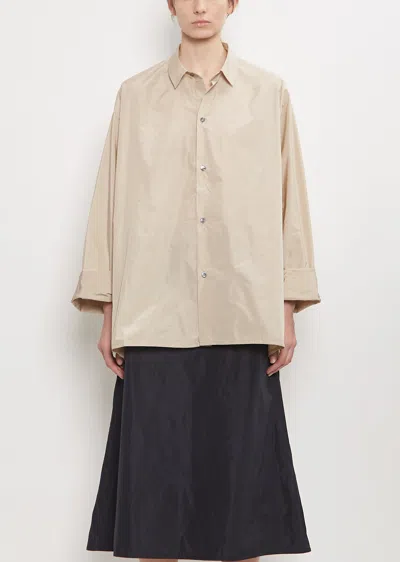 Sofie D'hoore Binan Technical Side Pockets Shirt In Brown