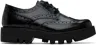 Sofie D'hoore Black Flores Derbys In Black