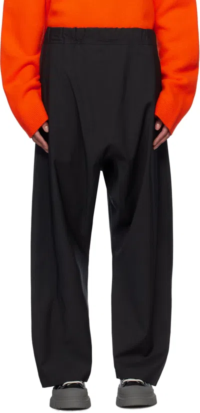 SOFIE D'HOORE BLACK PLOF TROUSERS