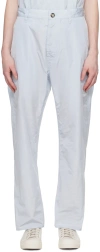 Sofie D'hoore Blue Padova Slim Fit Trousers In Ice