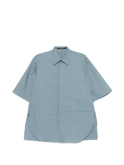 Sofie D'hoore Bodhi Round-hem Shirt In Blue