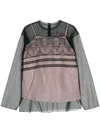 Sofie D'hoore Boise Embroidered-motif Tulle Blouse In Black