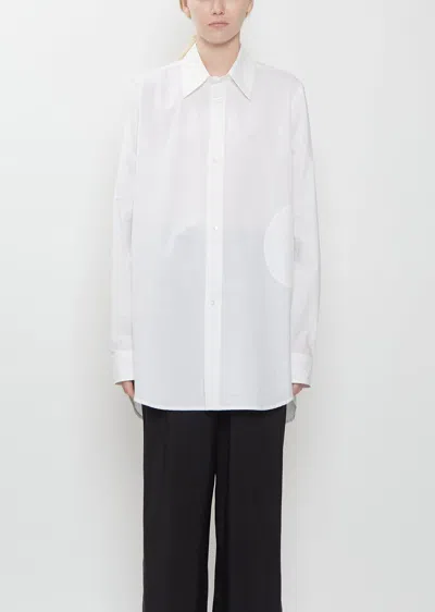 Sofie D'hoore Breg Cotton Voile Shirt In White