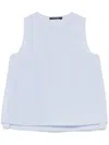 Sofie D'hoore Cotton Brody Loose Top In Blue