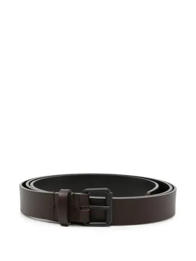 Sofie D'hoore Buckle-fastening Leather Belt In Brown