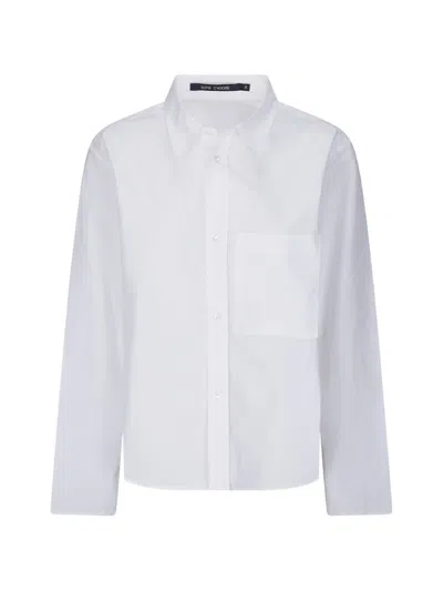 Sofie D'hoore Button-down Patch-pocket Shirt In White
