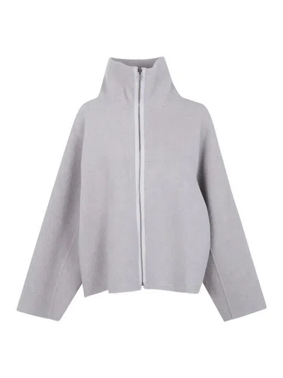 Sofie D'hoore Calipso Double-face Wool Jacket In Gray