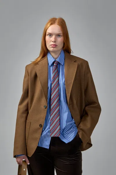 Sofie D'hoore Carmina Classic Blazer In Brown