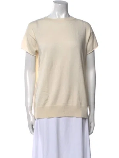 Pre-owned Sofie D'hoore Cashmere Bateau Neckline Sweater In Neutral