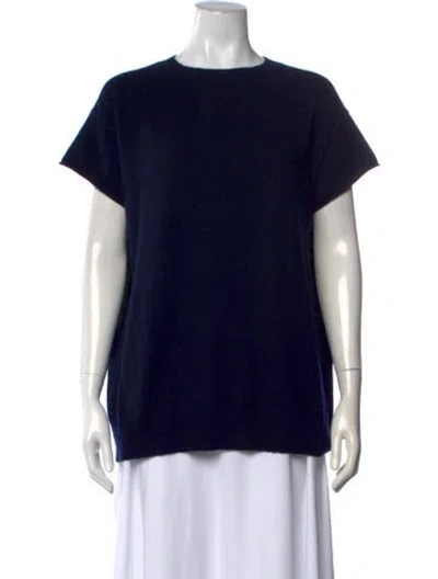 Pre-owned Sofie D'hoore Cashmere Crew Neck Sweater In Blue