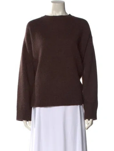 Pre-owned Sofie D'hoore Cashmere Crew Neck Sweater In Brown