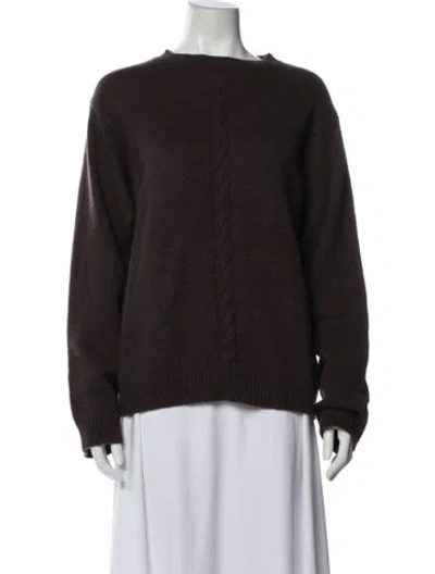 Pre-owned Sofie D'hoore Cashmere Crew Neck Sweater In Brown