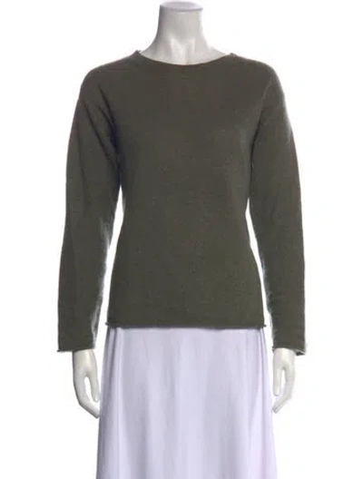 Pre-owned Sofie D'hoore Cashmere Crew Neck Sweater In Green