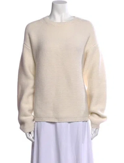 Pre-owned Sofie D'hoore Cashmere Crew Neck Sweater In Neutral
