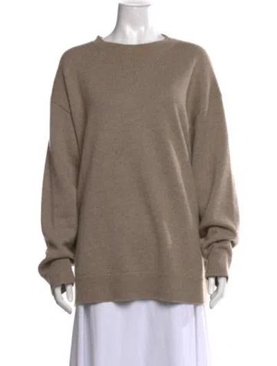 Pre-owned Sofie D'hoore Cashmere Crew Neck Sweater In Neutrals