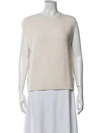 Pre-owned Sofie D'hoore Cashmere Crew Neck Sweater In Neutrals