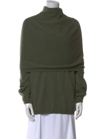 Pre-owned Sofie D'hoore Cashmere Turtleneck Sweater In Green