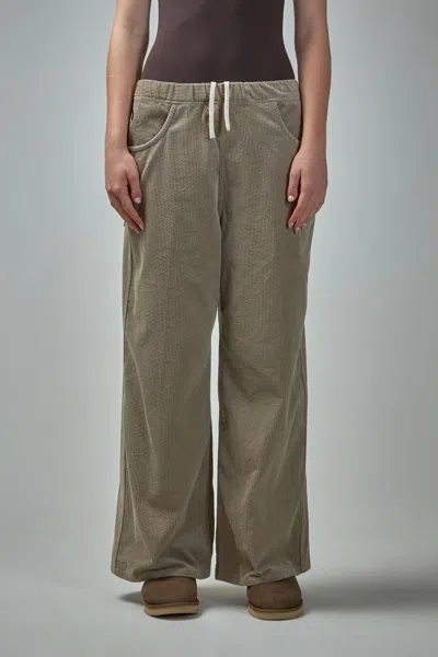 Sofie D'hoore Casual Wide Pants With Drawstring Waist In Gray